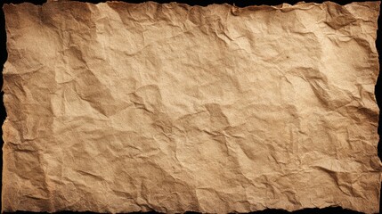 This textured brown paper showcases a crumpled appearance, perfect for creative endeavors like scrapbooking, writing, or arts and crafts. The unique surface adds character and warmth.