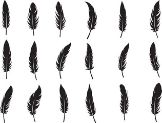 Abstract geometric shape silhouette isolated on transparent background