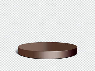 backdrop round podium bronze without background