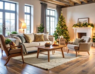 Cozy Christmas living room (11)