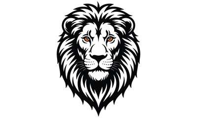 lion head vector