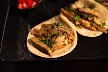 Mexican Street Tacos with Traditional Salsas