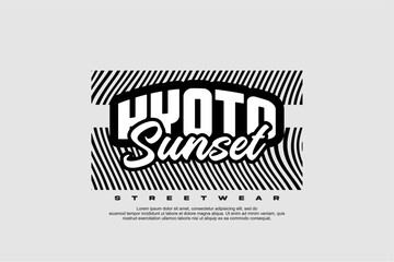 badge sticker retro style streetwear apparel fashion vector for printing	
