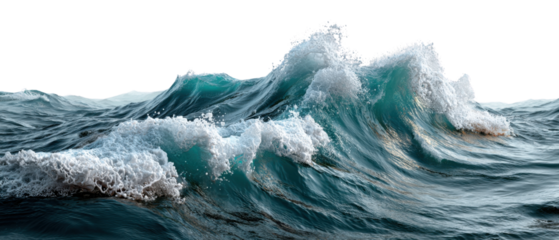 Ocean Wave Majesty: A mesmerizing display of the ocean's raw power, with a majestic wave cresting and cascading, revealing the untamed beauty of the sea.