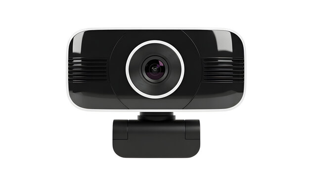 High quality webcam for streaming video conferencing and online meetings with clear image and audio capture on transparent background