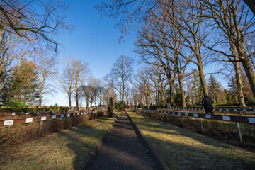 Seelow Heights War Cemetery in Brandenburg, Germany