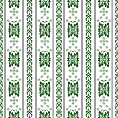 seamless pattern with green plants
