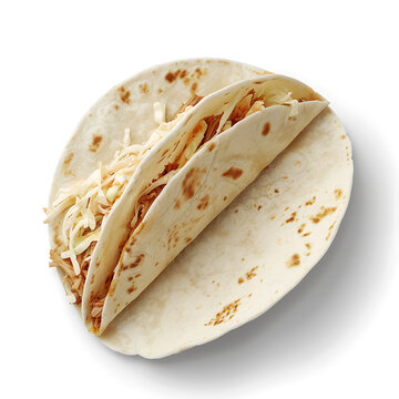 Soft Shell Taco with Shredded Filling