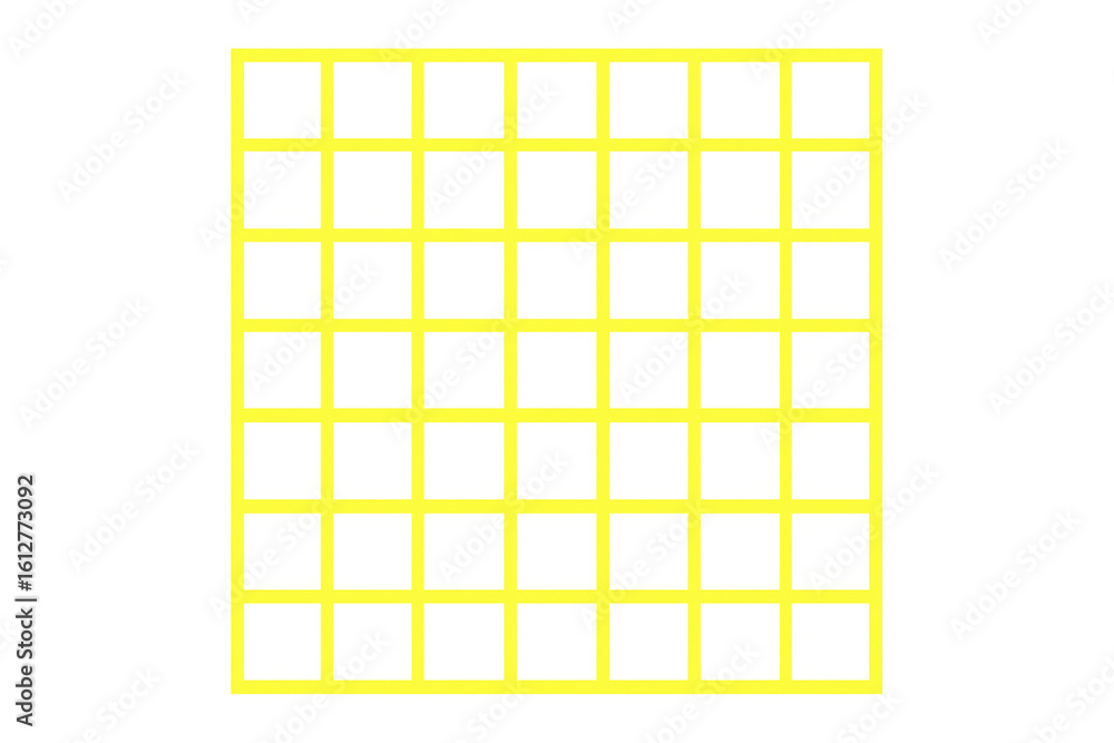 Aufkleber yellow grid pattern on a transparent background, forming a simple yet modern design, ideal for vario