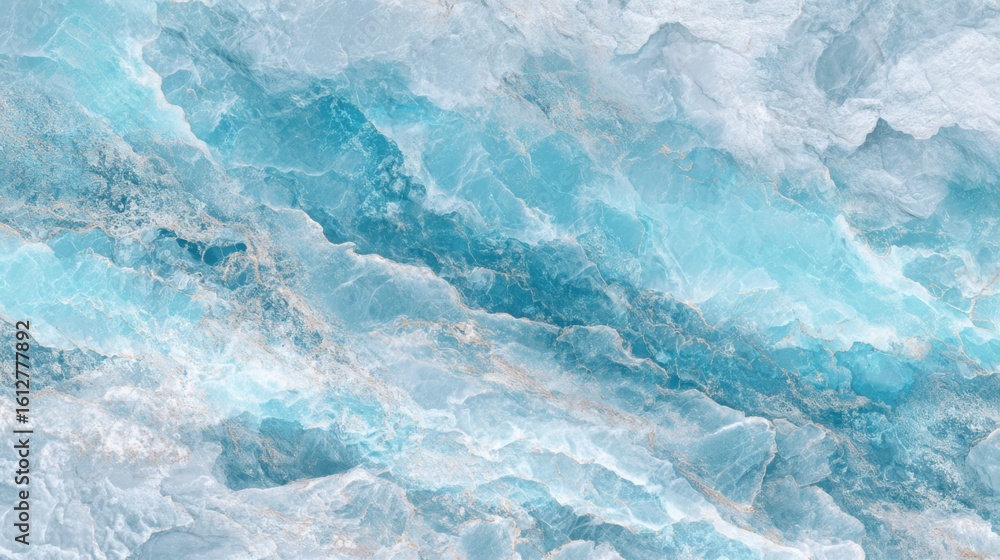 Poster this stunning turquoise marble features intricate swirling patterns and varying shades of blue, crea