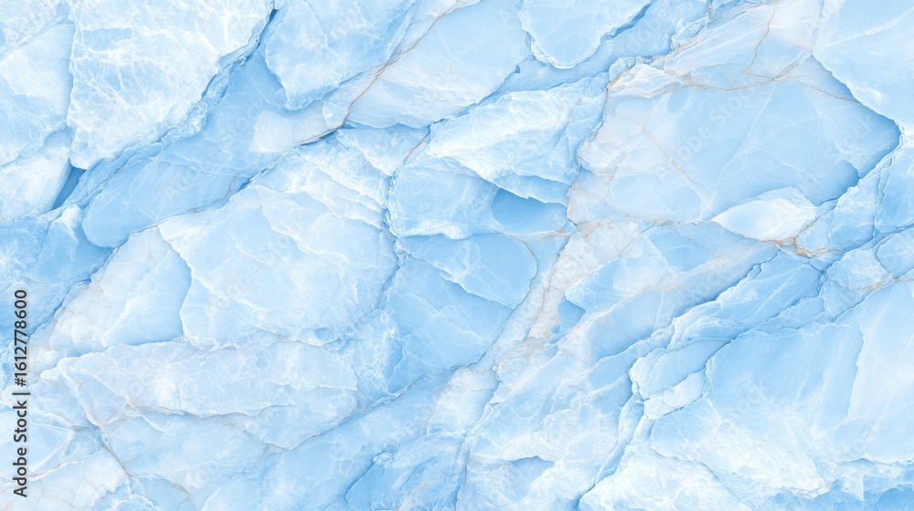 Poster this light blue marble features smooth textures and intricate patterns that highlight the natural be