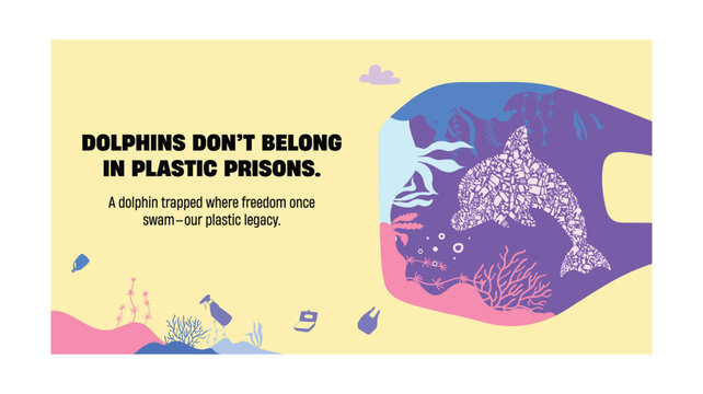 Dolphins Trapped in Plastic &ndash; A Powerful Message About Freedom Lost to Ocean Pollution

