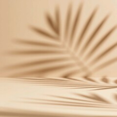 old book cover with pages, Minimal summer background with natural palm leaf shadow. Pastel colored aesthetic photo with palm plant shadow on the wall and table. Can be used for product presentation