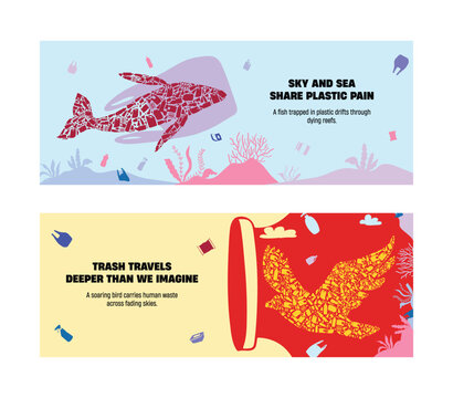 Plastic Pain in Sky and Sea &ndash; Fish and Birds Trapped by Our Endless Waste