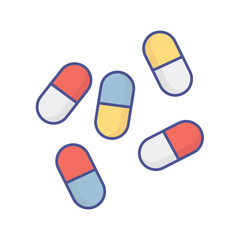 Medical drugs, Vector Icon which can easily modify or edit