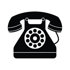 flat-vector-icon-of-a-classic-rotary-dial-telephon.eps