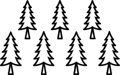 christmas trees collection