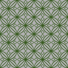 seamless pattern with green leaves