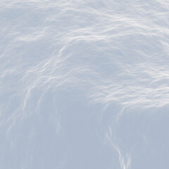 3D snowdrift surface. Snow mountain