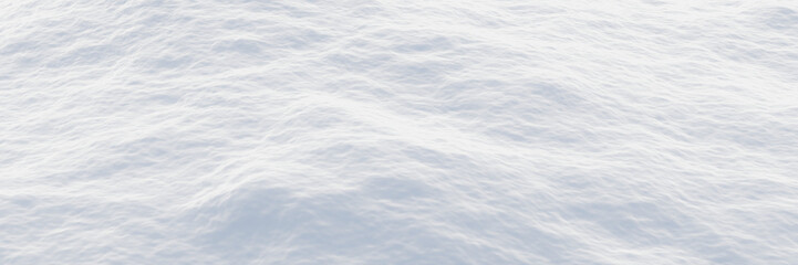 3D snowdrift surface. Snow mountain