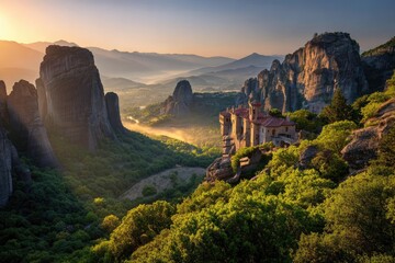 Majestic Monastery Sunrise View