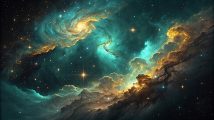 Obraz premium abstract space background