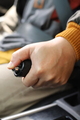 handbrake helps your car to stop while parked without having to keep your foot on the brake pedal.