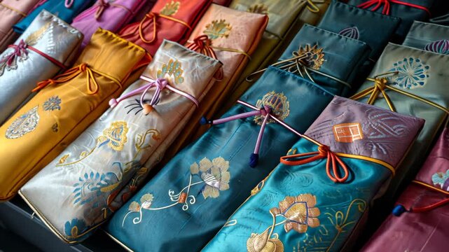 colorful fabric with a pattern