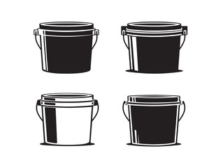 Paint spill illustrations in clean vector collection