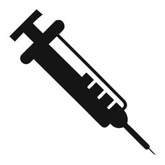 drug-injection Medical And Healthcare In Flat Design syringe medicine, needle, injection isolated vaccination healthcare hospital drug icon line airt vactor Illustrations symbol on white backgroud