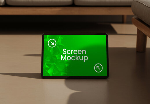Tablet Screen Mockup