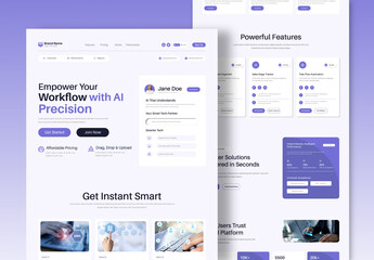 AI Assistant And Tech Product Website Template