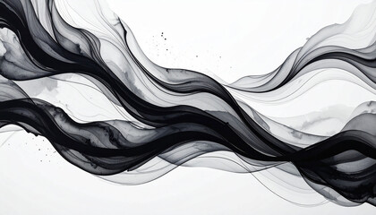 Abstract waveform background design concept.