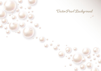 ベクターパールバックグラウンド