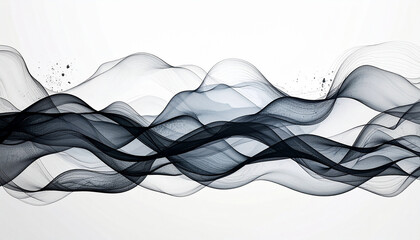 Abstract waveform background design concept.