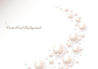 ベクターパールバックグラウンド