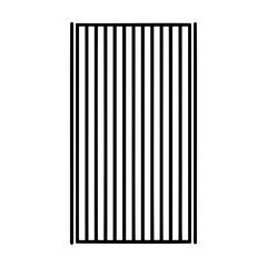 Black vertical stripes on white background abstract