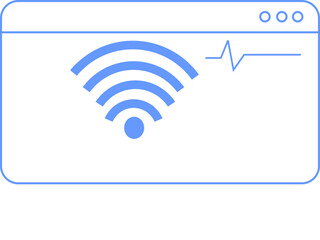 Website Maintenance Line Icon