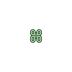 Letter H Butterfly Logo