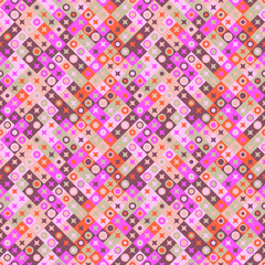 Colored seamless diagonal mosaic pattern background design