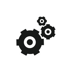 Obraz premium Interlocking gears symbolizing teamwork, mechanics, and efficient processes.