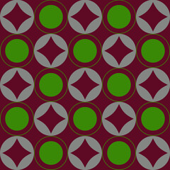 seamless geometric pattern with circles
