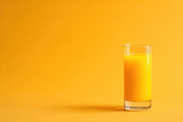 A healthy turmeric ginger fizz is served in a highball glass, featuring a bright lemon garnish against a warm yellow background, creating a modern and vibrant detox drink