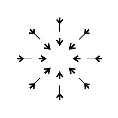 Electricity icon set with vector symbols of positive and negative charge. Positive and negative charge icons for physics diagrams and learning 