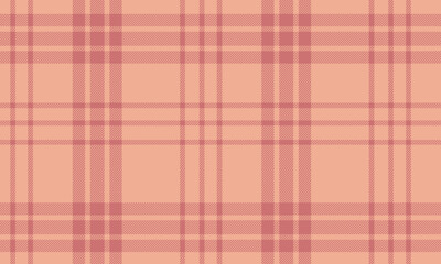 Peach and Dusty Rose Plaid Seamless Pattern for Textile Fashion Background Design
