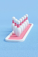 Bowling fun comes alive in a colorful retro alley filled with excitement and competition among friends and family. US Bowling League Day