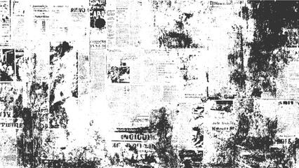 Worn paper texture with dust overlay and old newspaper effect. Old grunge texture with newspaper style and dusty screen overlay. 
