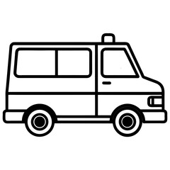 ambulance car icon