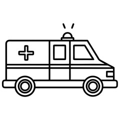 ambulance car icon