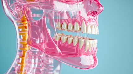 Detailed Anatomical Model of Human Jaw and Teeth Structure
